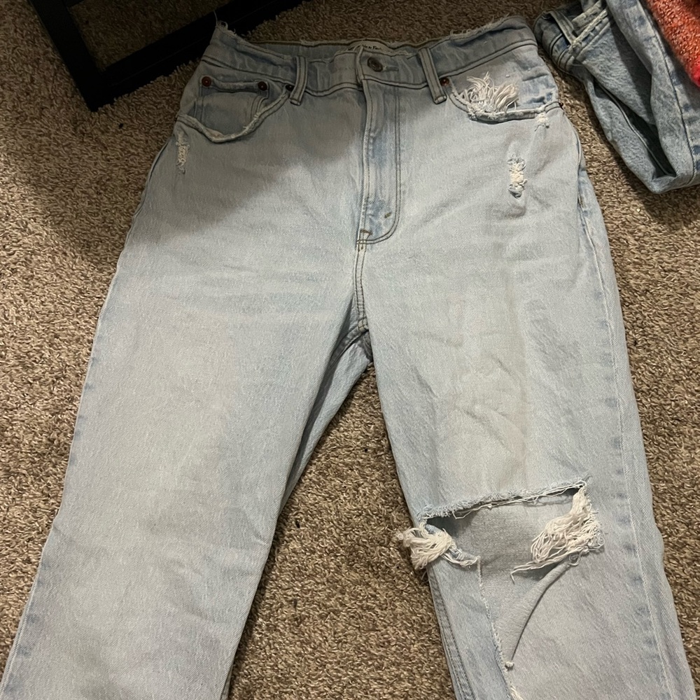 abercrombie & fitch 90s straight jeans